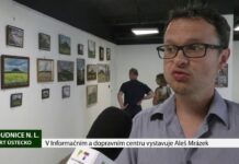 ROUDNICE N. L.: V Informačním a dopravním centru vystavuje Aleš Mrázek