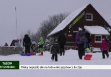 TAŠOV: Vleky nejezdí, ale na tašovské sjezdovce to žije