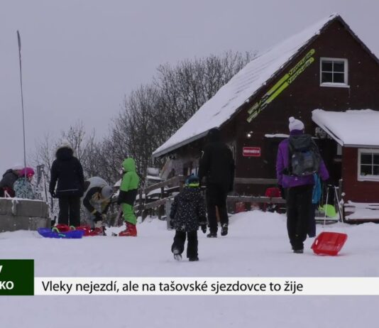 TAŠOV: Vleky nejezdí, ale na tašovské sjezdovce to žije