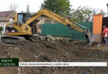 KEBLICE: Začala oprava komunikace v centru obce