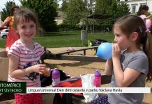 LITOMĚŘICE: Lingua Universal Den dětí oslavila v parku Václava Havla