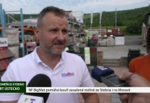 LITOMĚŘICE/STEBNO: NF BigMat pomáhá bouří zasažené rodině ze Stebna i na Moravě