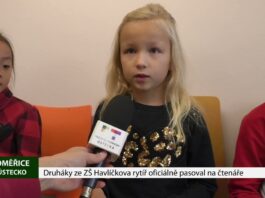 LITOMĚŘICE: Druháky ze ZŠ Havlíčkova rytíř oficiálně pasoval na čtenáře