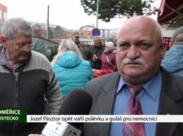 LITOMĚŘICE: Jozef Pásztor opět vařil polévku a guláš pro nemocnici