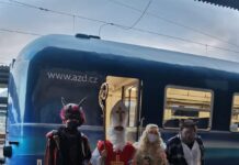 Mikuláš, čert a anděl letos opět ve vlaku na Švestkové dráze