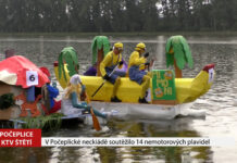 POČEPLICE: V Počeplické neckiádě soutěžilo 14 nemotorových plavidel