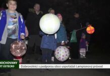 LIBOCHOVANY: Dobrovolníci s podporou obce uspořádali Lampionový průvod