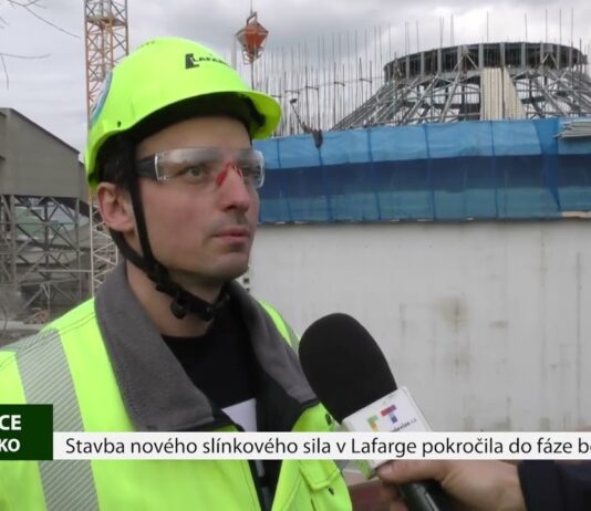 ČÍŽKOVICE: Stavba nového slínkového sila v Lafarge pokročila do fáze betonáže