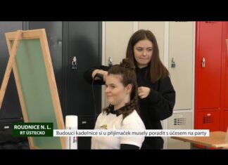 ROUDNICE N. L.: Budoucí kadeřnice si u přijímaček musely poradit s účesem na party