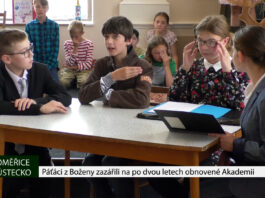 LITOMĚŘICE: Páťáci z Boženy zazářili na po dvou letech obnovené Akademii