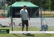 KEBLICE: Sportovní den letos v tropickém počasí a s osvěžením od obce