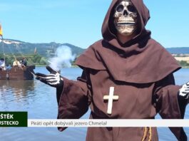 ÚŠTĚK: Piráti opět dobývali jezero Chmelař