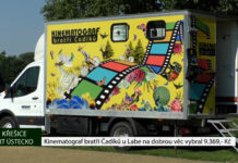 KŘEŠICE: Kinematograf bratří Čadíků u Labe na dobrou věc vybral 9.369,- Kč