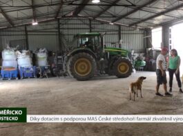 M. ŽERNOSEKY: Díky dotacím s podporou MAS České středohoří farmář zkvalitnil výrobu