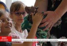 ŠTĚTÍ: Program ve školní družině dětem nabídl robotická i živá zvířátka
