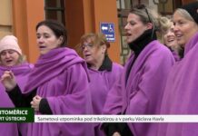 LITOMĚŘICE: Sametová vzpomínka pod trikolórou a v parku Václava Havla
