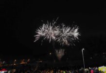 FOTOGALERIE: Silvestrovský ohňostroj v Lovosicích