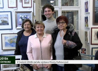 ÚŠTĚK: V Galerii Úštěk začala výstava Vlasty Kahovcové
