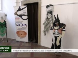 LIBOCHOVICE: Modely z odpadních materiálů jsou k vidění ve výstavní síni zámku