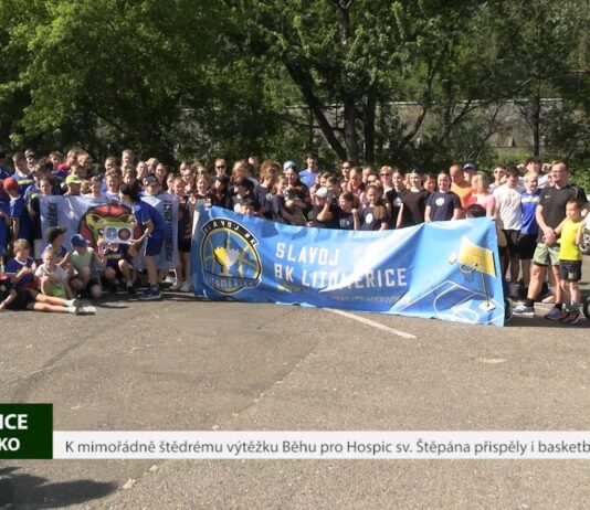 LITOMĚŘICE: Ke štědrému výtěžku Běhu pro Hospic sv. Štěpána přispěly i basketbalové týmy