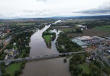 Fotogalerie: Aktuální letecké záběry Mlékojed a Litoměřic – 16. 9. 2024