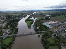 Fotogalerie: Aktuální letecké záběry Mlékojed a Litoměřic – 16. 9. 2024