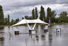 Fotogalerie: Zaplavený Střelecký ostrov v Litoměřicích – 15. 9. 2024