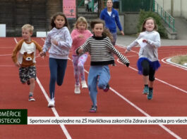 LITOMĚŘICE: Sportovní odpoledne na ZŠ Havlíčkova zakončila Zdravá svačinka pro všechny