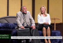 LITOMĚŘICE: V divadle excelovali Jana Paulová a Pavel Zedníček v komedii Bez předsudků