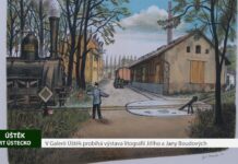 ÚŠTĚK: V Galerii Úštěk probíhá výstava litografií Jiřího a Jany Boudových
