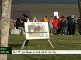 LEDČICE: Žáci ZŠ Havlíčkova se podívali do pravěku