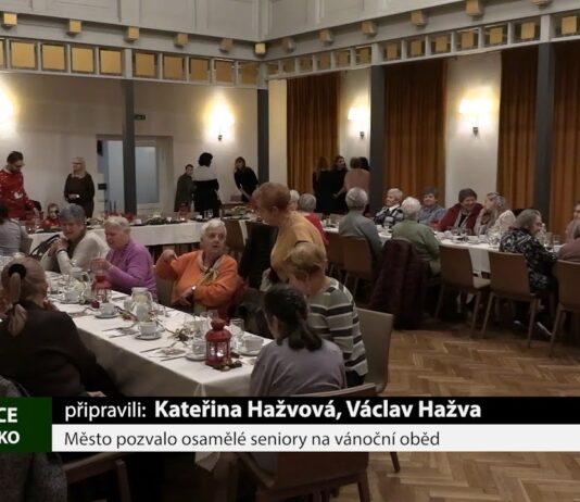 LOVOSICE: Město pozvalo osamělé seniory na vánoční oběd