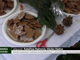 ČÍŽKOVICE: Vánoční zastavení v Domově na Svobodě letos i s převzetím vzduchové trampolíny