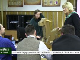 LITOMĚŘICE: Studenti Litegry vytvořili v rámci klauzurních prací houpací koně nebo ruské kolo