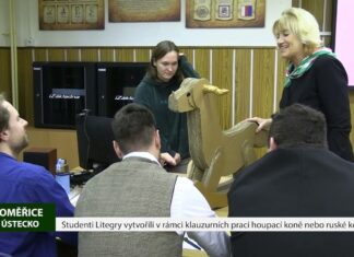 LITOMĚŘICE: Studenti Litegry vytvořili v rámci klauzurních prací houpací koně nebo ruské kolo