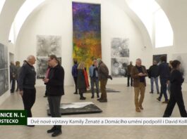 ROUDNICE N. L.: Dvě nové výstavy Kamily Ženaté a Domácího umění podpořil i David Koller