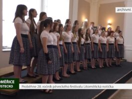 LITOMĚŘICE: Proběhne 28. ročník pěveckého festivalu Litoměřická notička