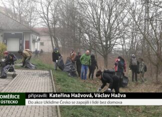 LITOMĚŘICE: Do akce Ukliďme Česko se zapojili i lidé bez domova