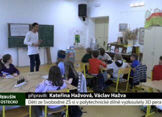 TŘEBUŠÍN: Děti ze Svobodné ZŠ si v polytechnické dílně vyzkoušely 3D pera