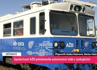 DĚTENICE: Společnost AŽD představila první autonomní vlak s cestujícími