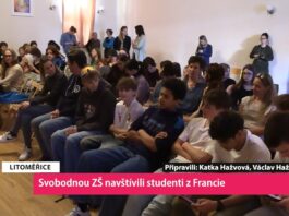 LITOMĚŘICE: Svobodnou ZŠ navštívili studenti z Francie