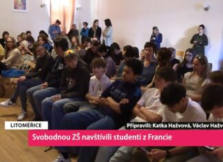 LITOMĚŘICE: Svobodnou ZŠ navštívili studenti z Francie