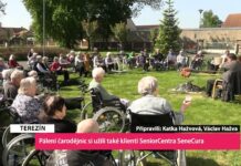 TEREZÍN: Pálení čarodějnic si užili také klienti SeniorCentra SeneCura