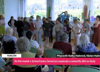TEREZÍN: Ke Dni matek v SeniorCentru SeneCura zazpívaly a zatančily děti ze školy