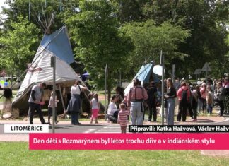 LITOMĚŘICE: Den dětí s Rozmarýnem byl letos trochu dřív a v indiánském stylu