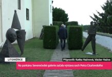 LITOMĚŘICE: Na parkánu Severočeské galerie začala výstava soch Petra Císařovského