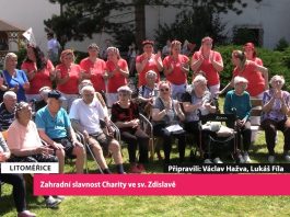 LITOMĚŘICE: Zahradní slavnost Charity ve sv. Zdislavě